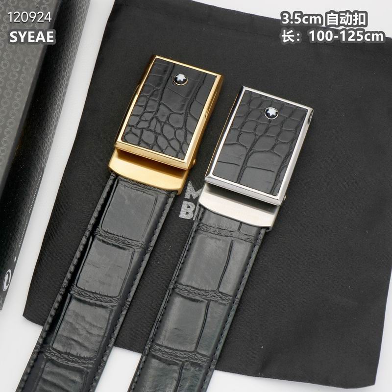 Montblanc belt 自动扣 35mmX100-125cm 8L072011